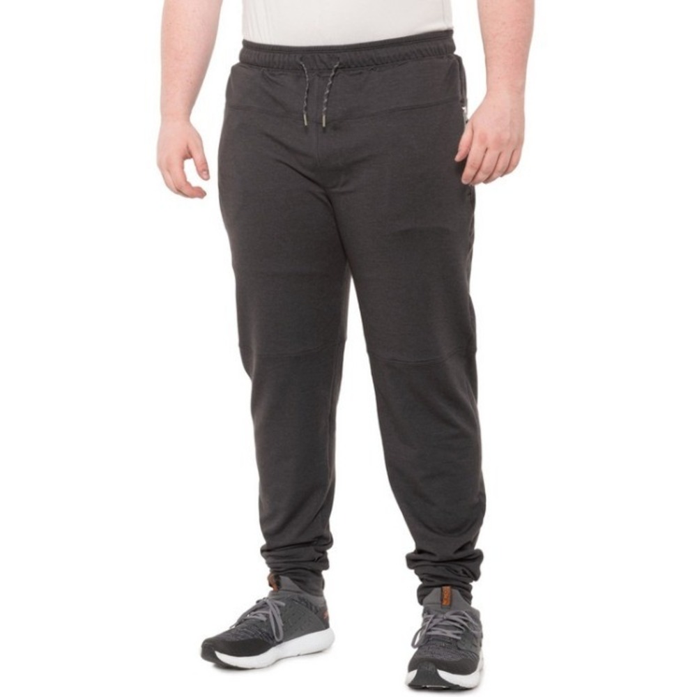 Speedo Jogger Pants Mens 2XL D Grey Terry Knit Tapered Relaxed Jogger Pants New